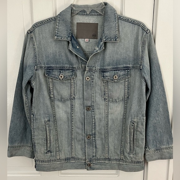 Ag Adriano Goldschmied Light Wash Denim
Jean Jacket Womens Size XS Streetwear - Picture 1 of 12
